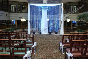 Indian Lakes Resort waterfall water features banquet halls